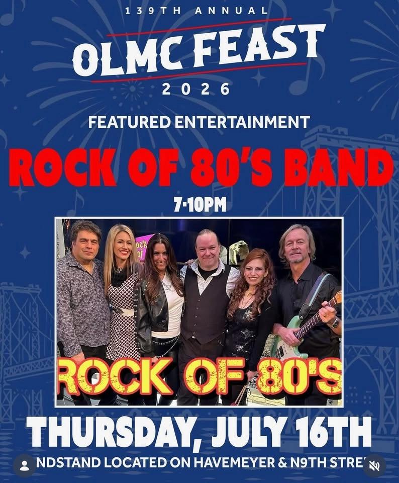 Rock of 80s plays Our Lady of Mount Carmel Giglio Feast