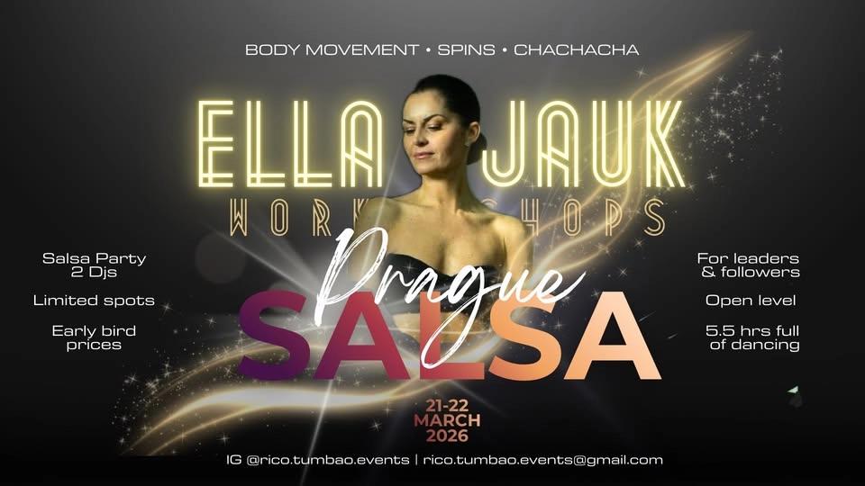 Ella Jauk in Prague - Salsa Workshops