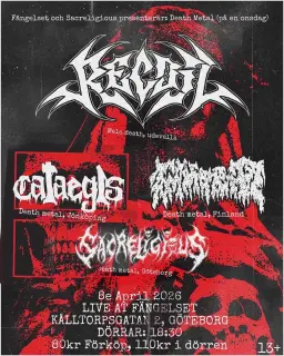 Death metal at Fängelset