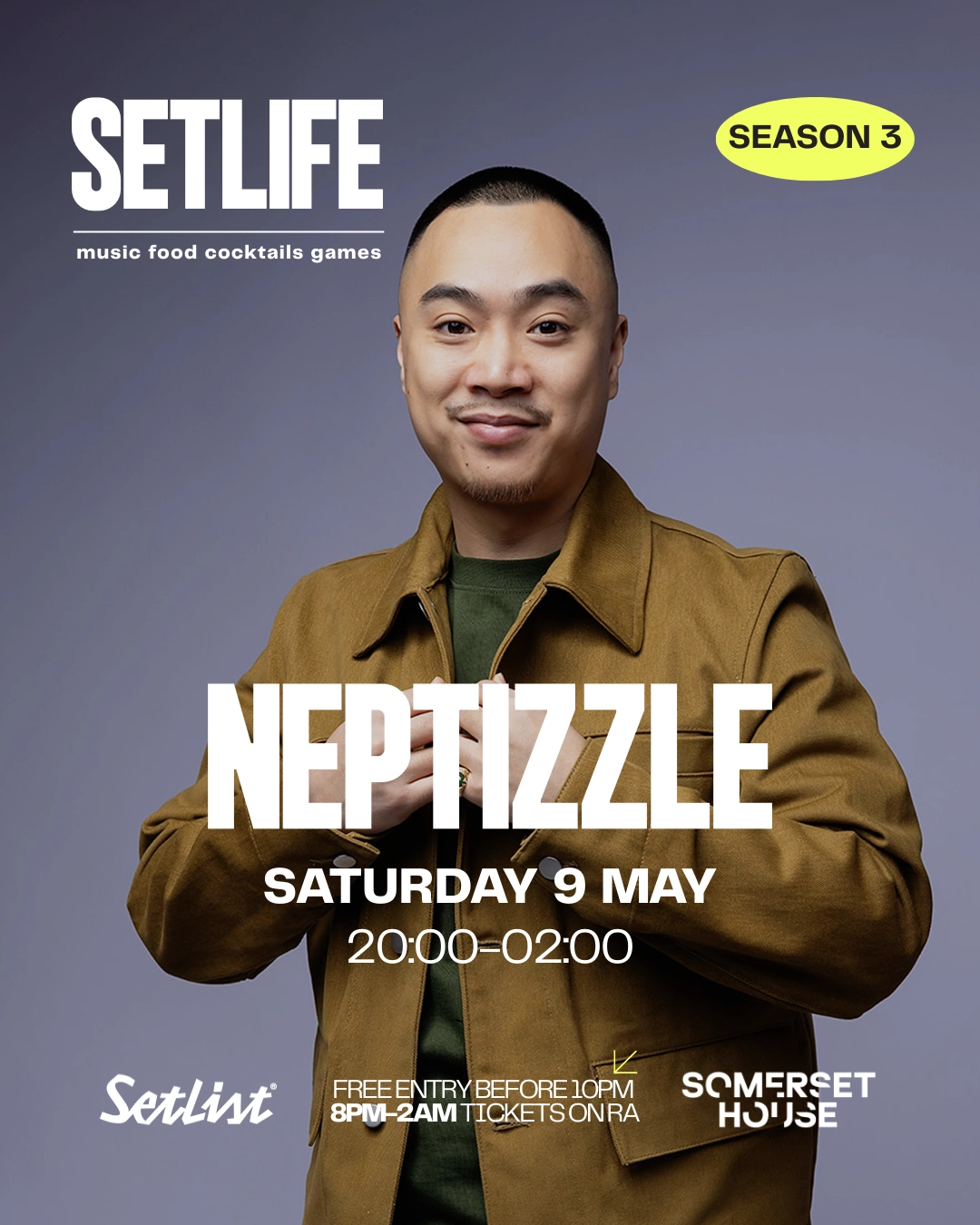 SETLIFE present NEPTIZZLE: MAY 9TH