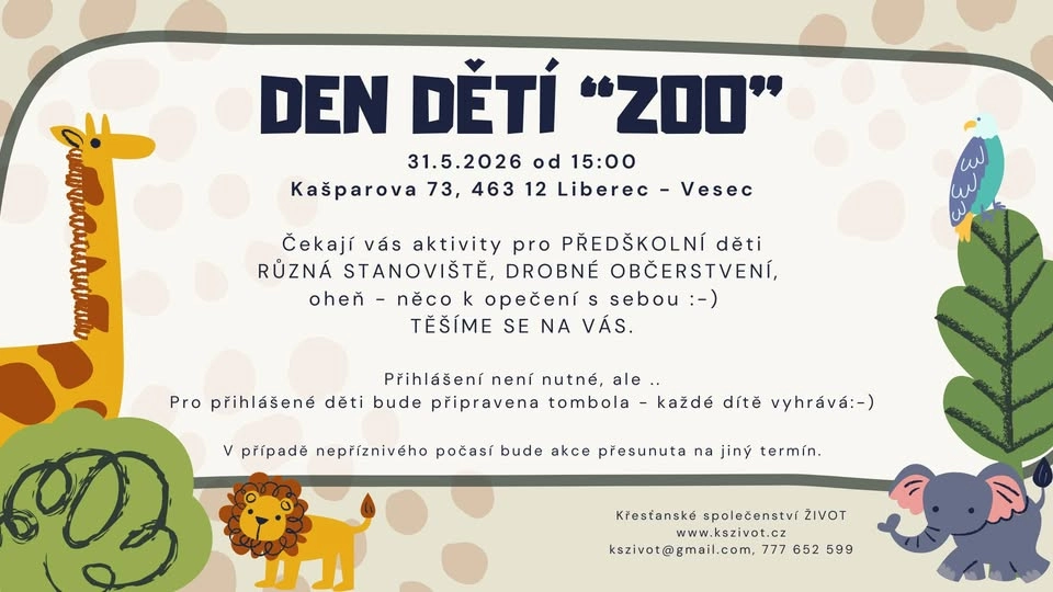 DEN DĚTÍ "ZOO"
