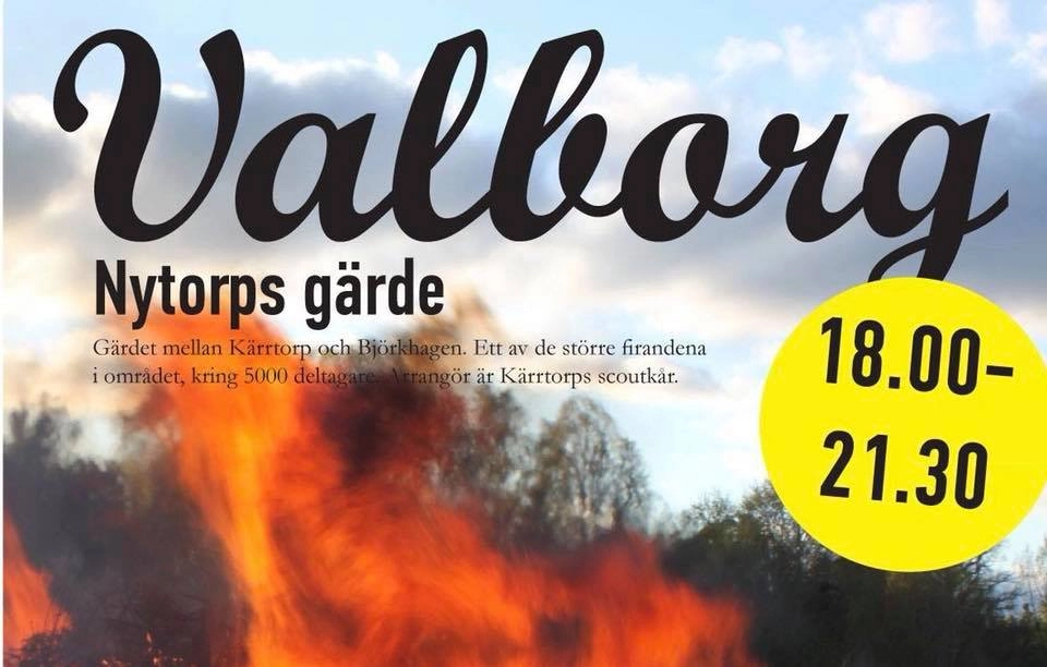 Valborgsfirande på Nytorps gärde 2026