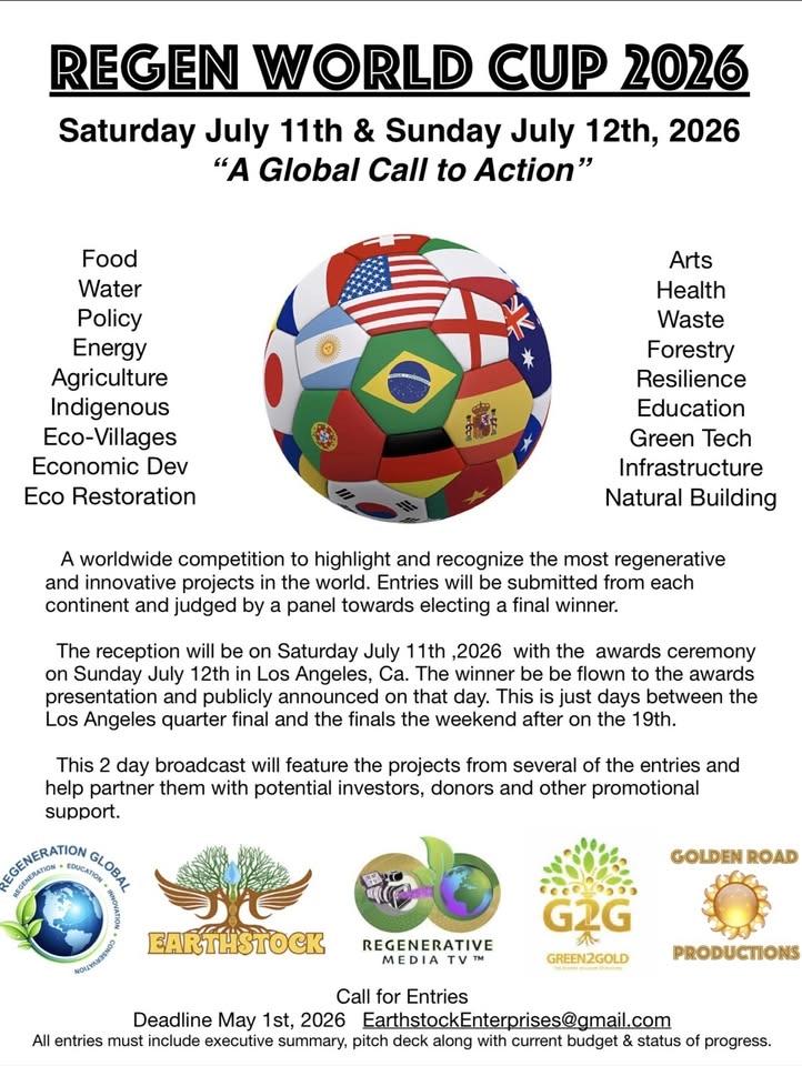Regen World Cup - Global call to action !!