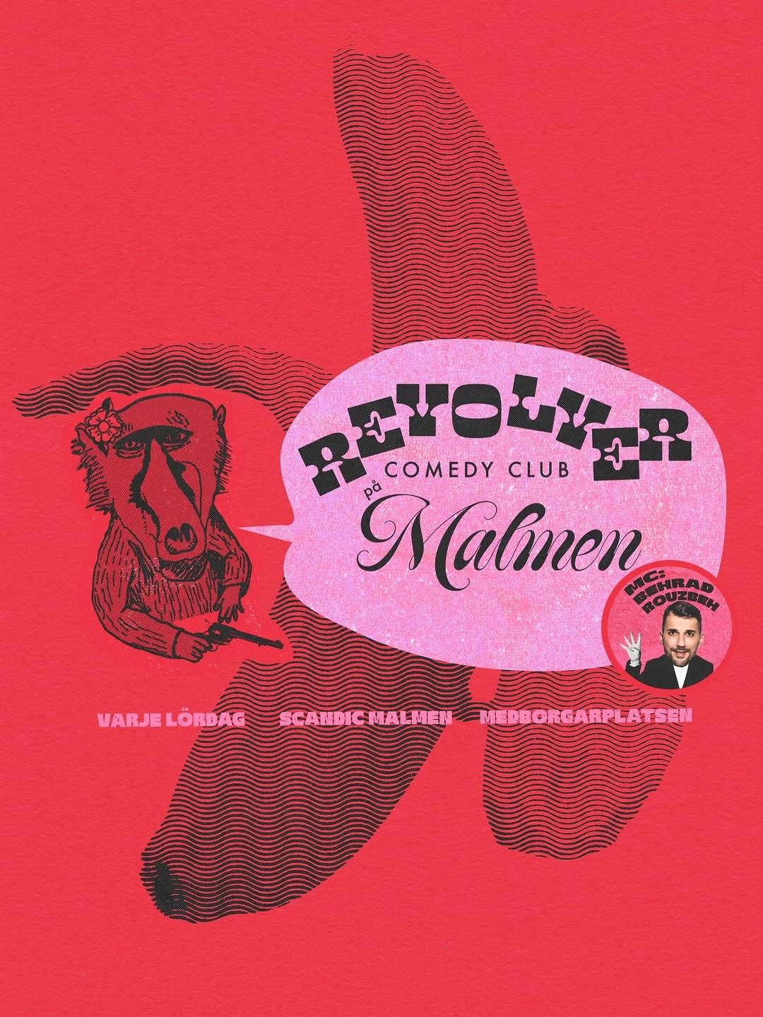 Revolver Comedy Club på Malmen – Branne Pavlović & Melody Farshin
