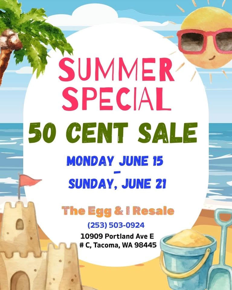 50 CENT SALE - Summer Special ☀️