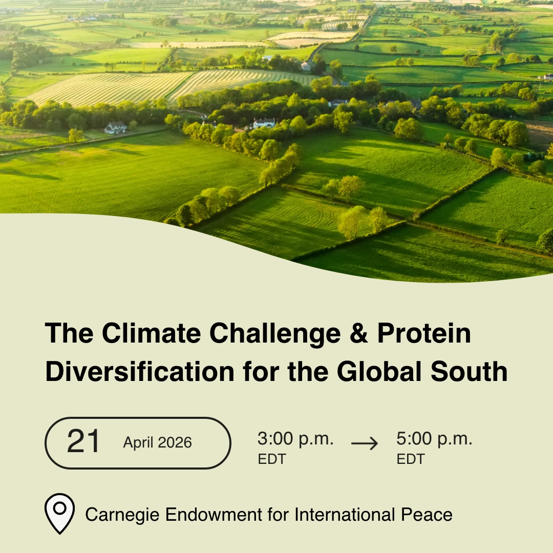 The Climate Challenge & Protein Diversification for the Global South