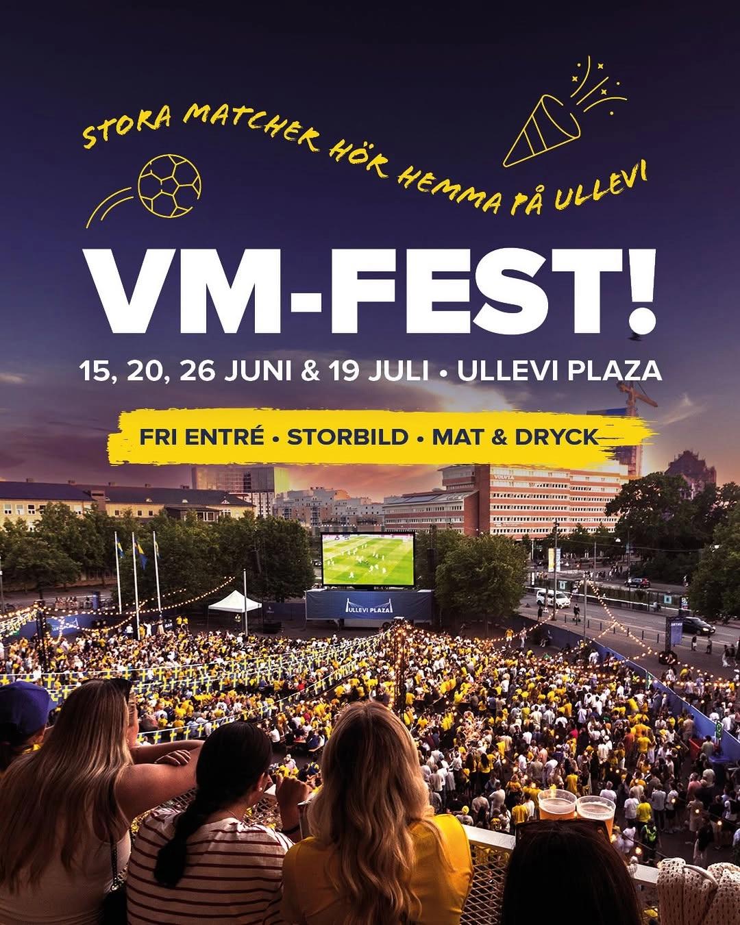 VM-Fest! Sverige–Tunisien