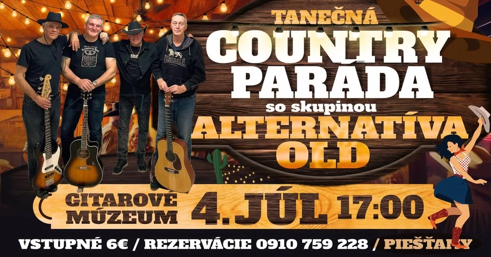 TANEČNÝ COUNTRY MARATÓN so skupinou ALTERNATÍVA OLD