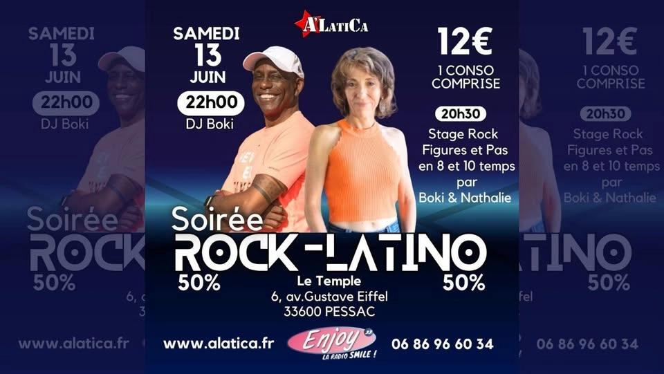 Soirée Rock-Latino - Samedi 13 Juin 2026 - Salle Le Temple - Pessac (Bordeaux)