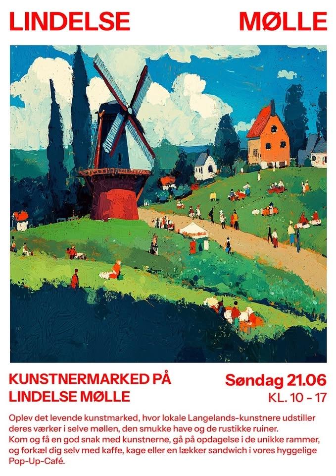 Kunstmarked med lokale Langelands-kunstnere