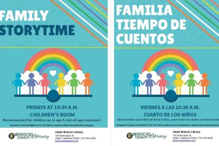 Family Story Time - Fridays at 10:30 AM