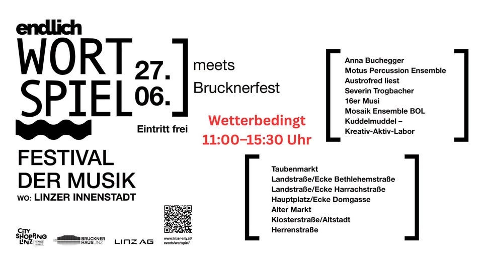 🎶WORTSPIEL meets Brucknerfest ✨