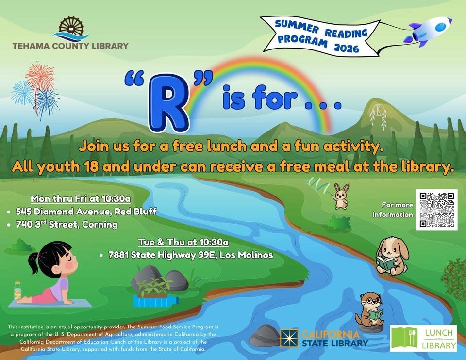 Red Bluff Summer Reading 2026: Enrichment Activity