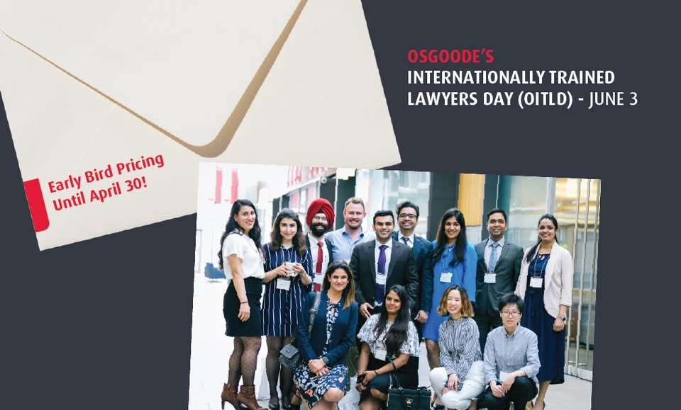 Osgoode's Internationally Trained Lawyers Day