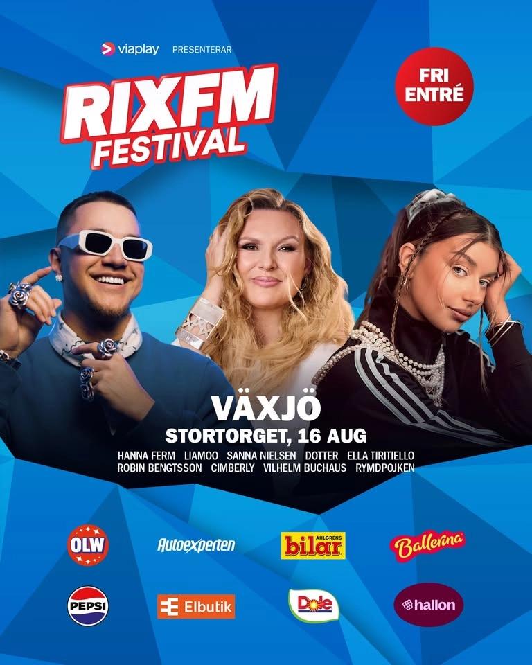 RIX FM Festival Växjö 2026