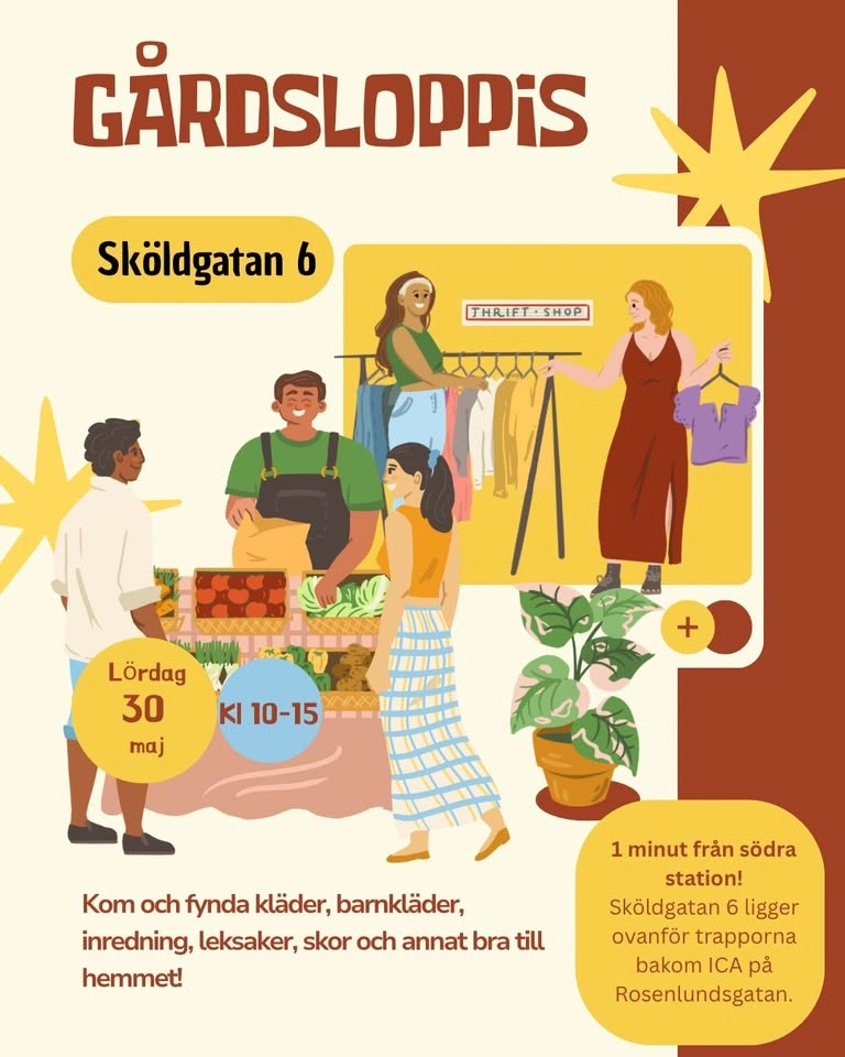Välkommen på gårdsloppis!