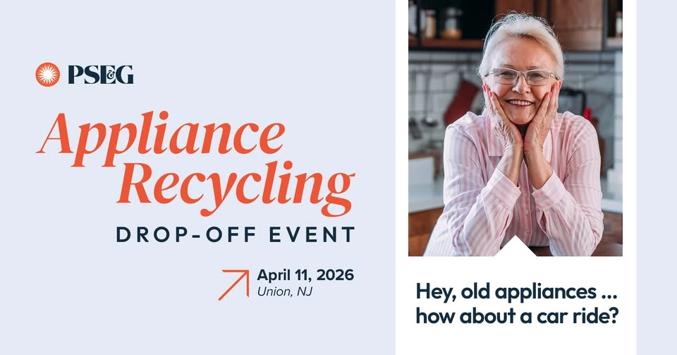 PSE&G Appliance Recycling Drop-Off Event – April 11, 2026
