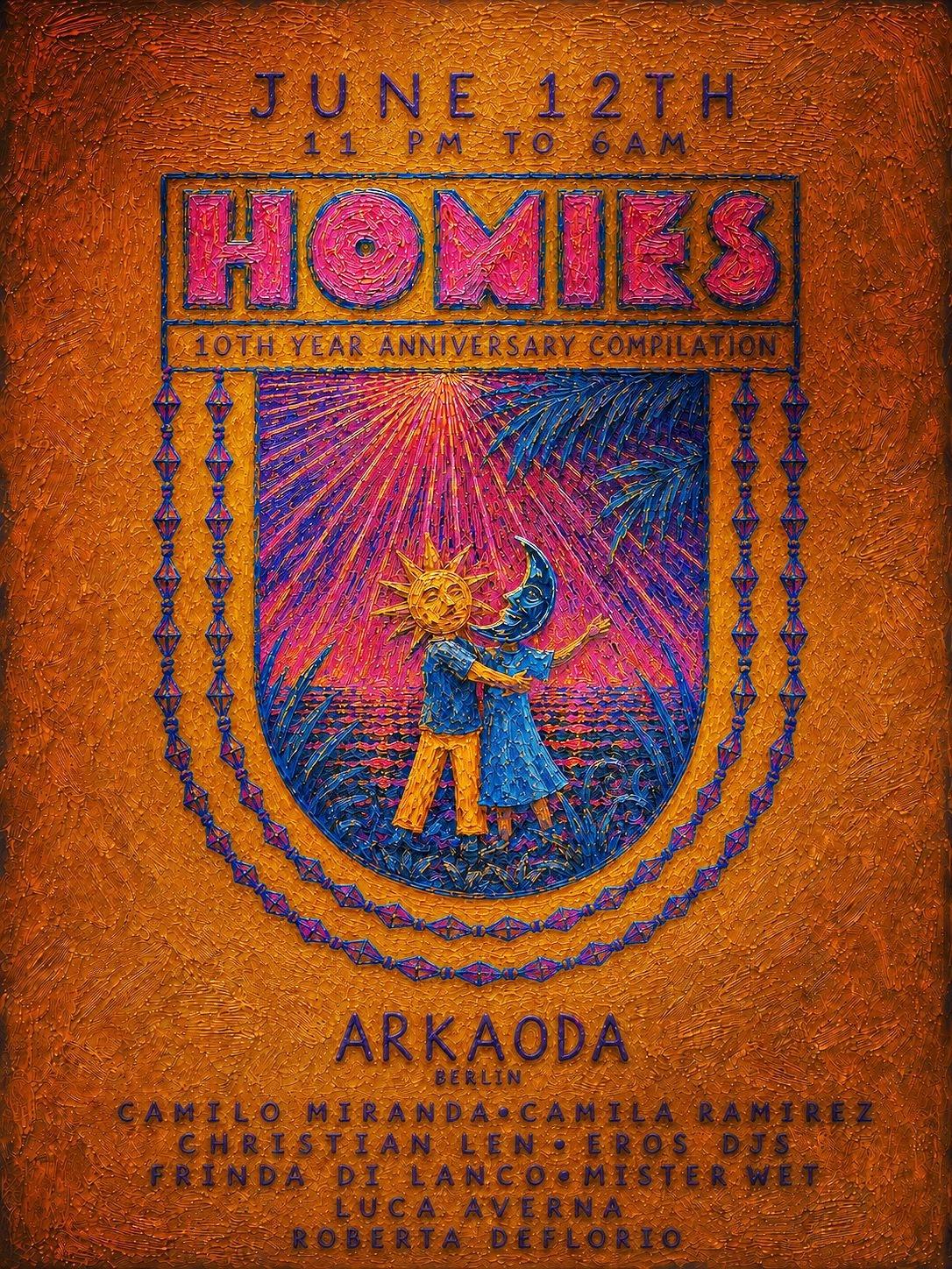 Homies - Berlin Balearic Solstice - 10th Anniversary Compilation Tour