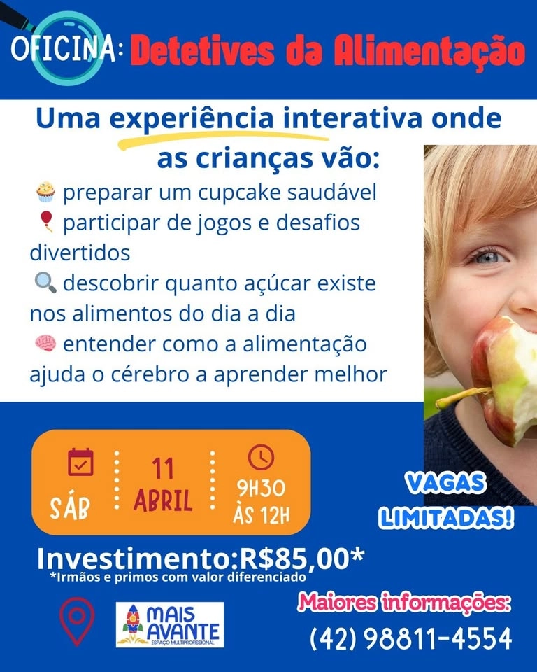 Oficina: DETETIVES DA ALIMENTAÇÃO
