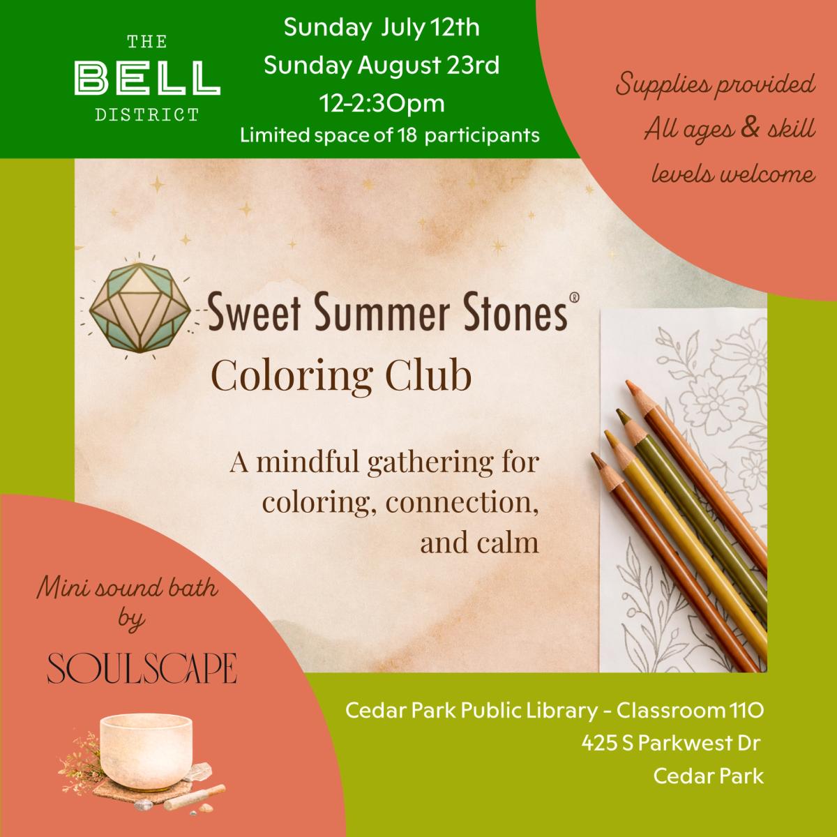 Coloring Club & Sound Bath