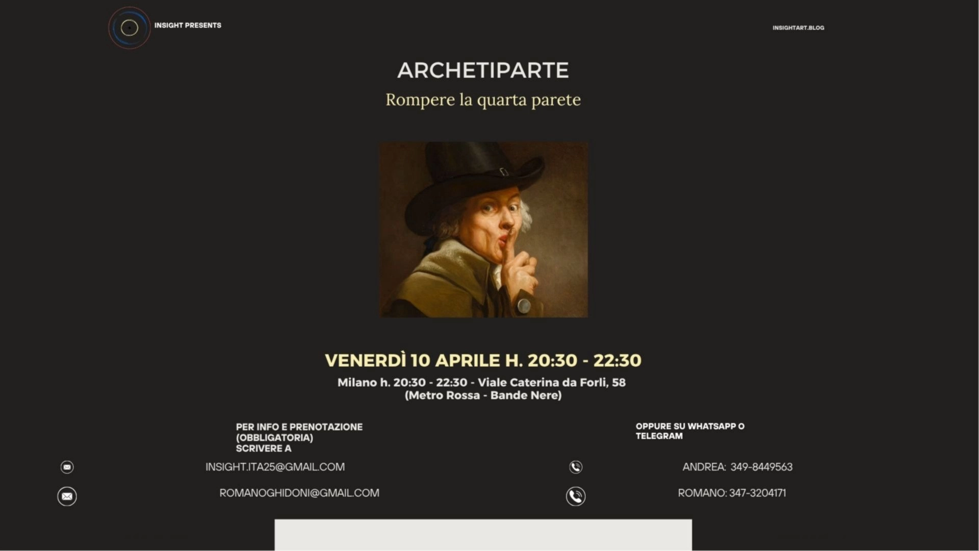 ARCHETIPARTE - ROMPERE LA QUARTA PARETE