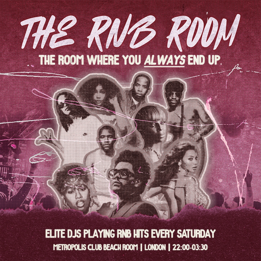The RnB Room → Every Saturday at Metropolis Club (Beach Room)