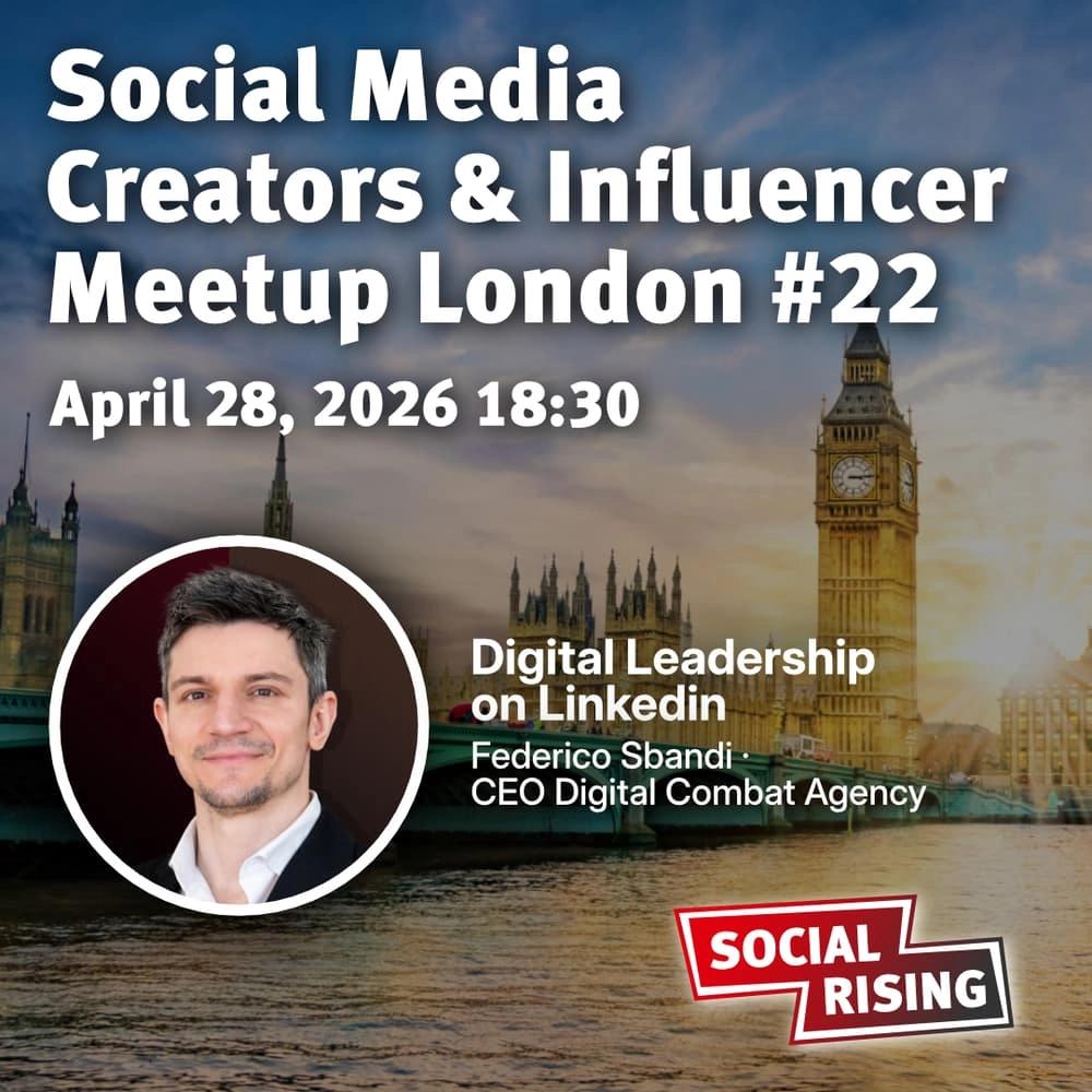 Social Media Creators & Influencers Meetup London #22