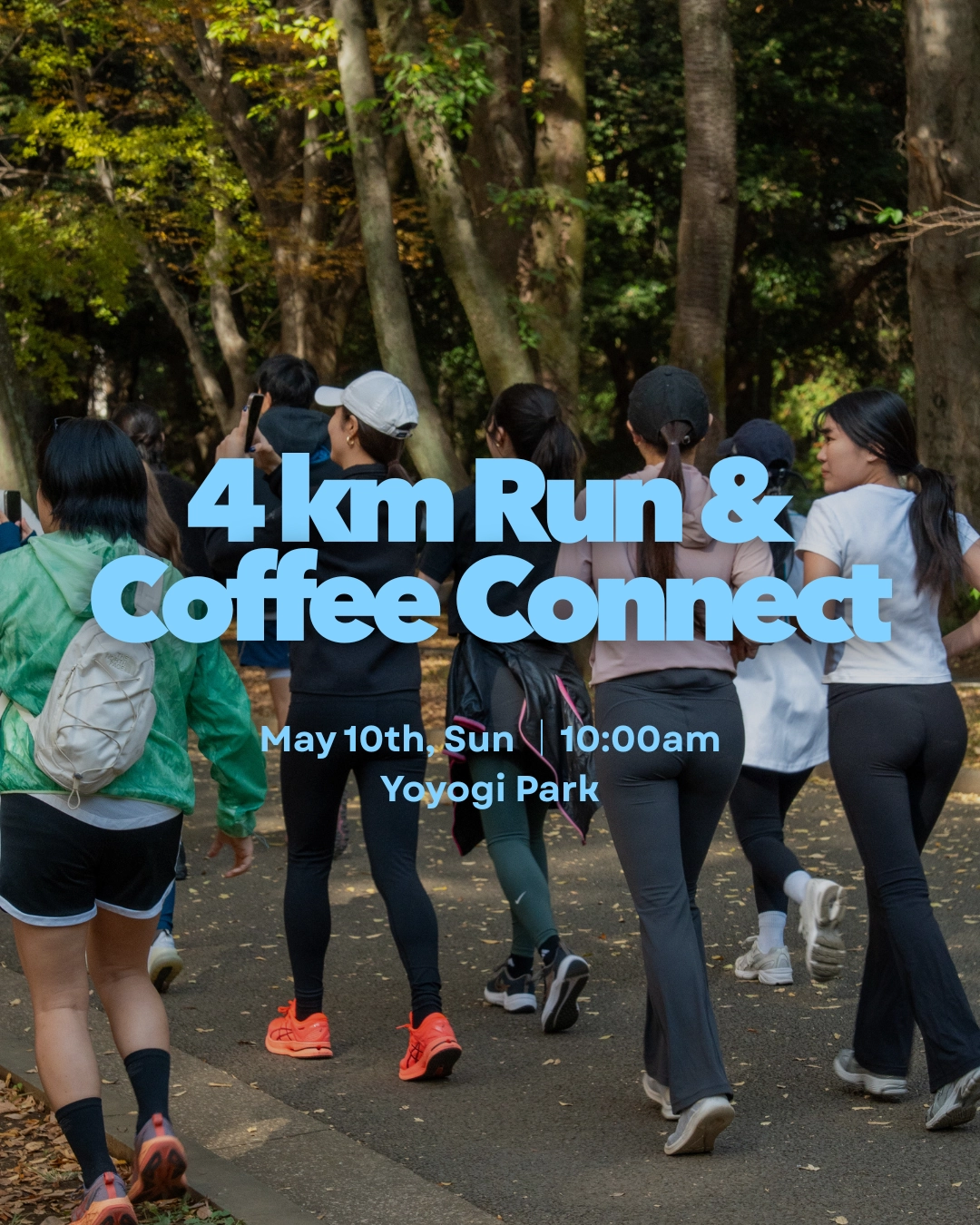 Morning Run & Coffee Connect in Yoyogi Park 🌿👟
