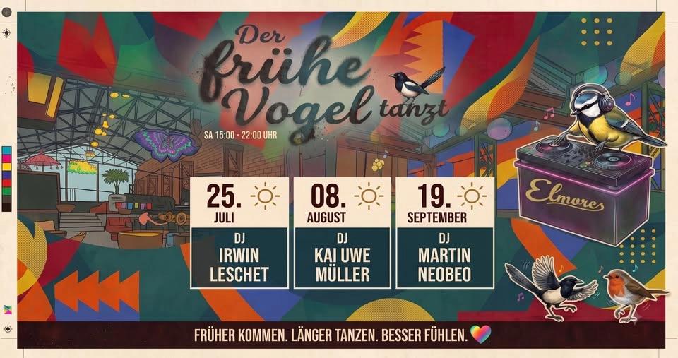 der frühe Vogel Tanzt