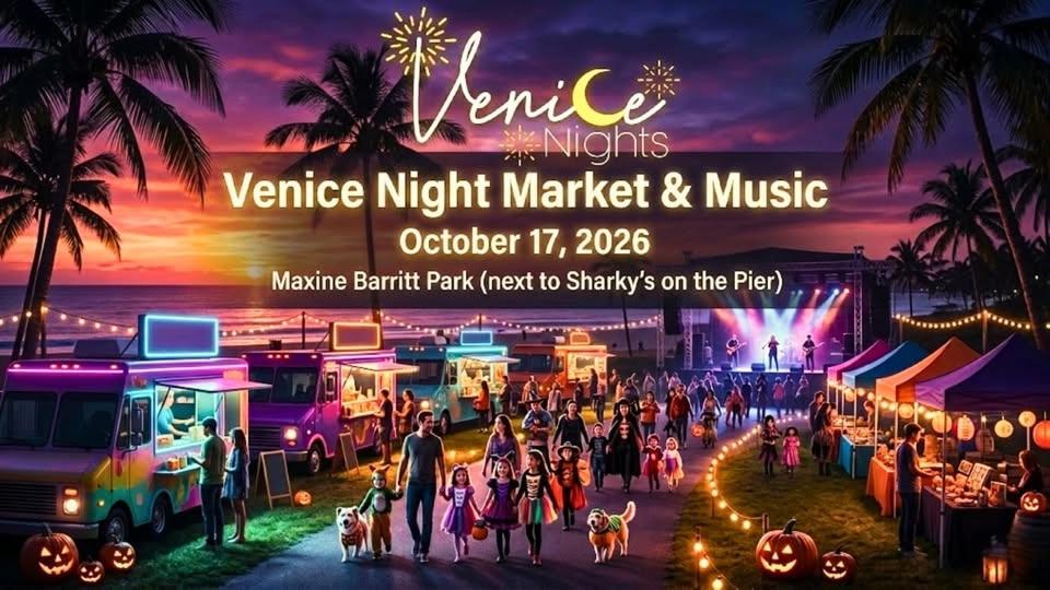 Venice Night Market & Music β Halloween Edition π | Oct 17 at Maxine Barritt Park