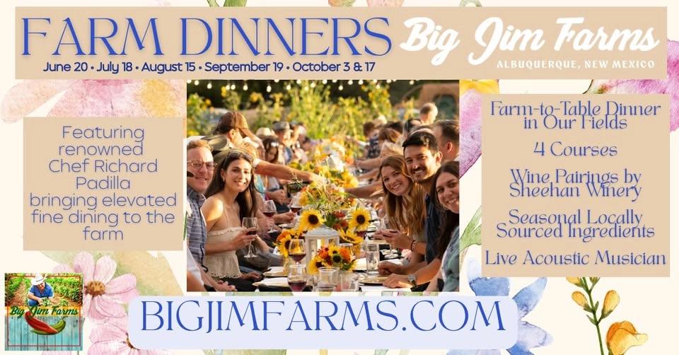 Farm Dinners at Big Jim Farms