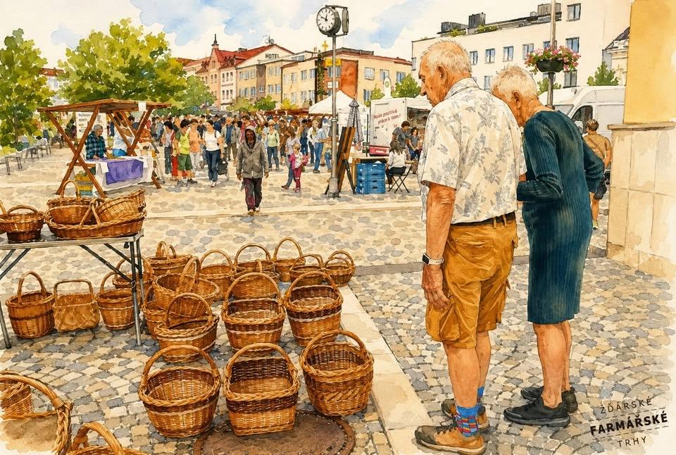 Žďárský farmářský trh - červenec