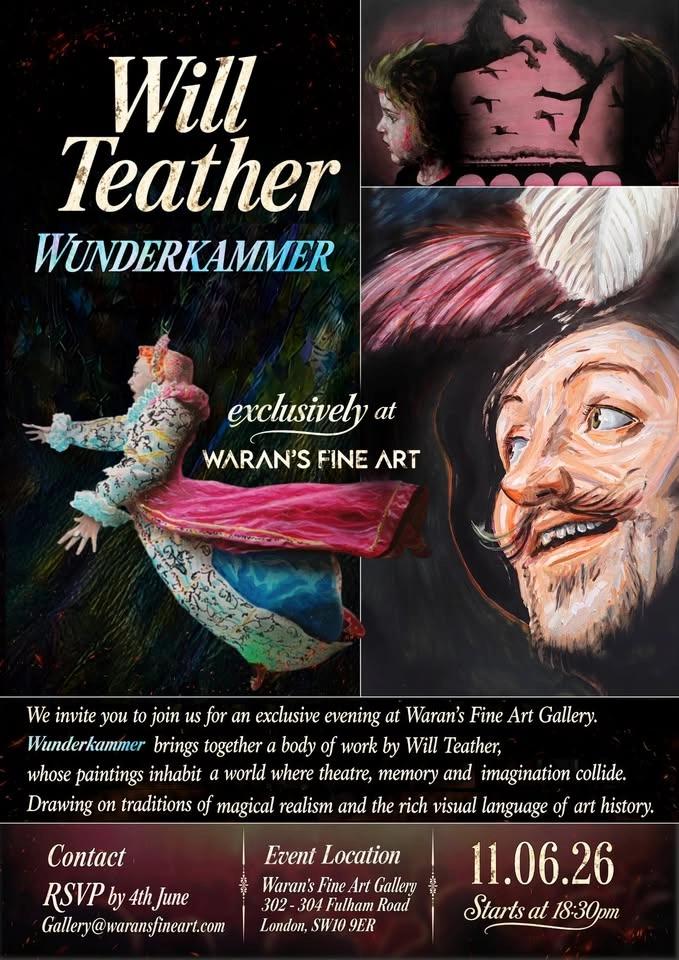 Will Teather at Waran's Fine Art, Chelsea, London