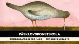 Påsklov: Konstskola för barn 8-13 år