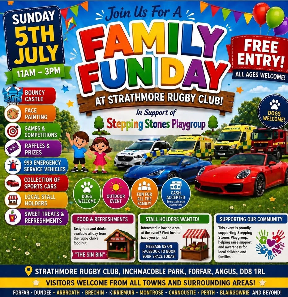 🎉🌞 FAMILY FUN DAY AT STRATHMORE RUGBY CLUB 🌞🎉
