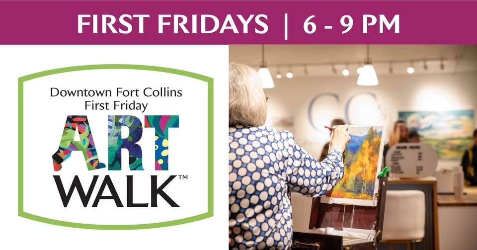 Downtown Fort Collins First Friday Art Walkβ’