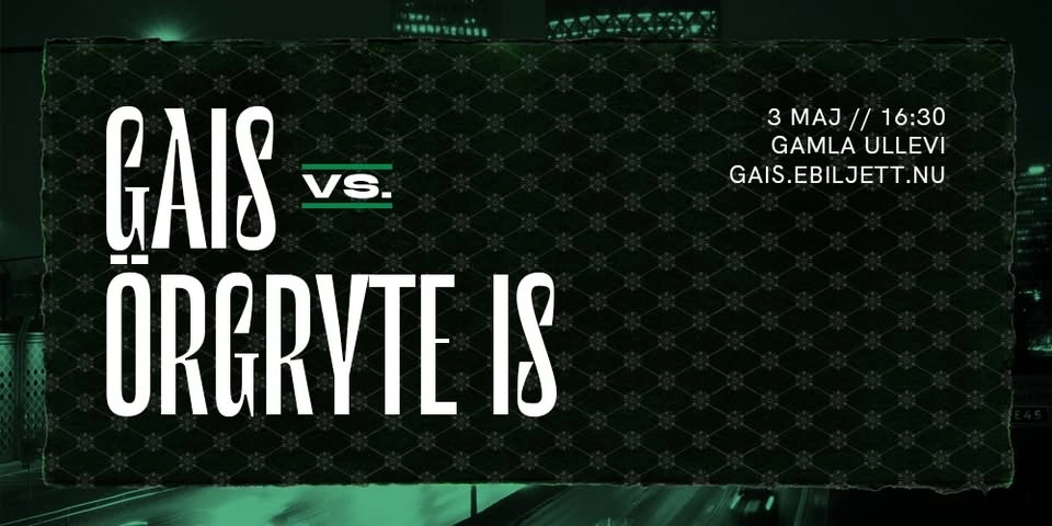 GAIS - Örgryte IS i Allsvenskan