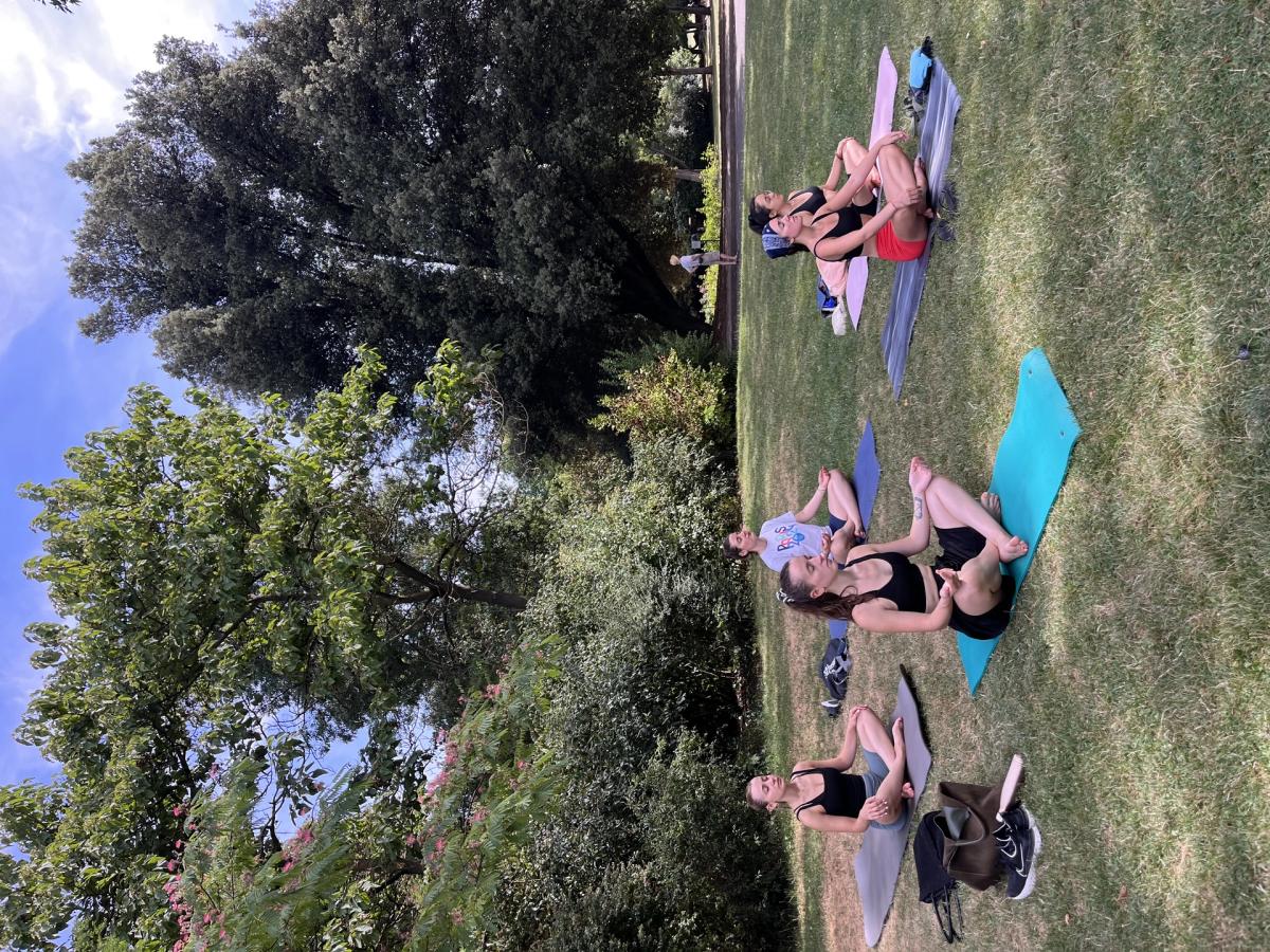 Yoga au parc
