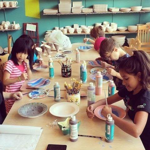 Kids Night Out: Dinner, A Movie & Pottery Painting! Drop-Off Event--Parents enjoy the night