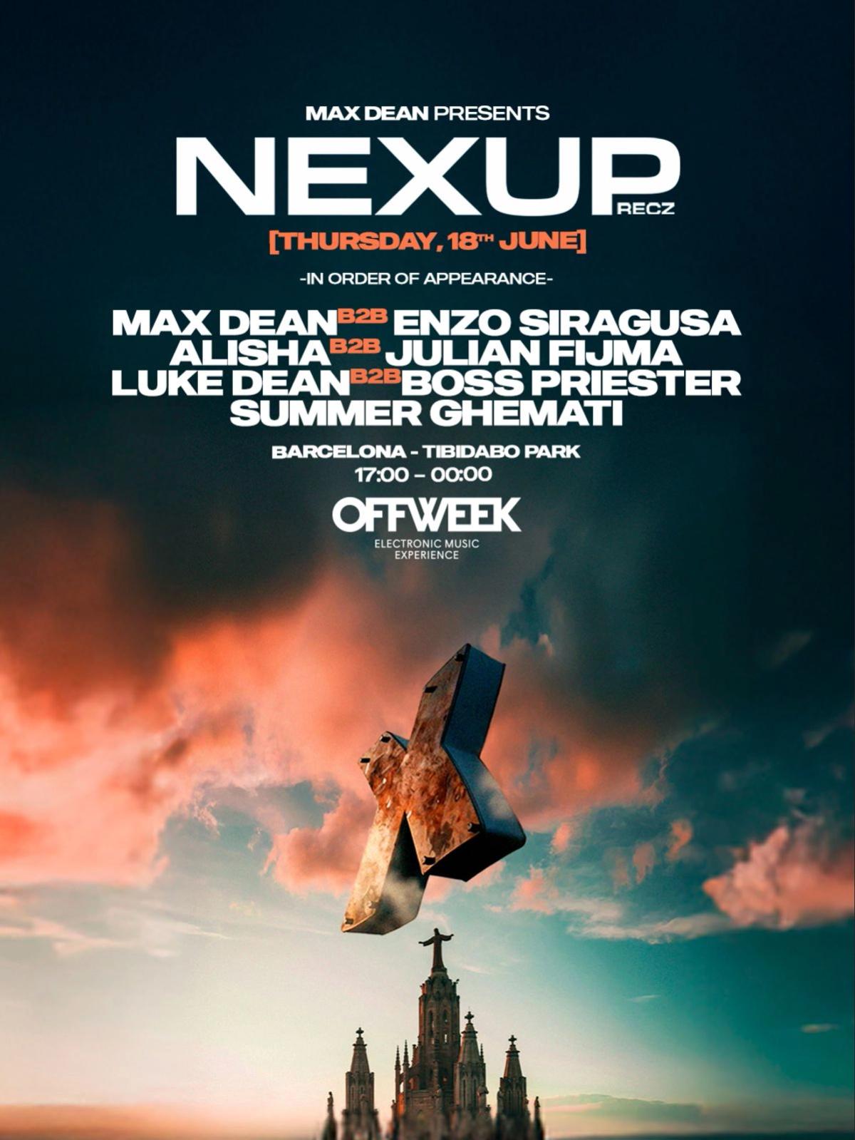 Max Dean presents NEXUP at Tibidabo Park w/ Enzo Siragusa