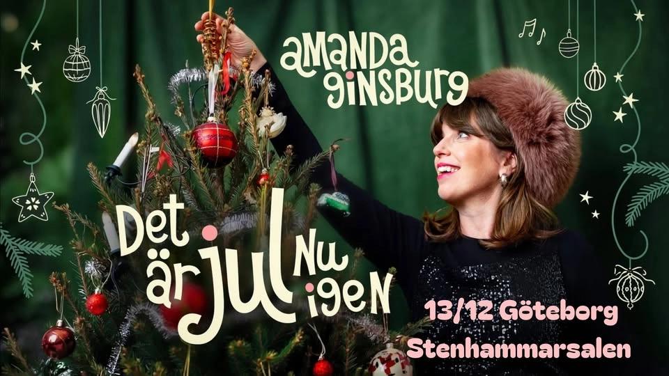 Amanda Ginsburg - Det är jul nu igen | 13/12 Göteborg, Stenhammarsalen