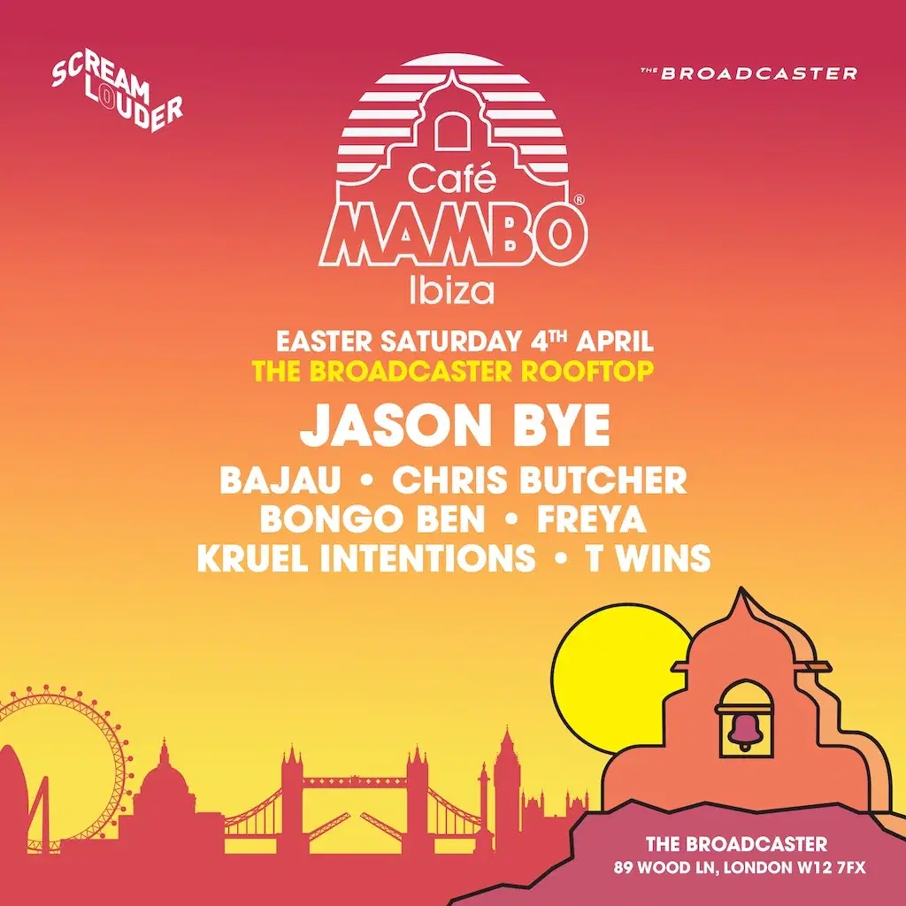 Cafe Mambo Ibiza London Rooftop Party