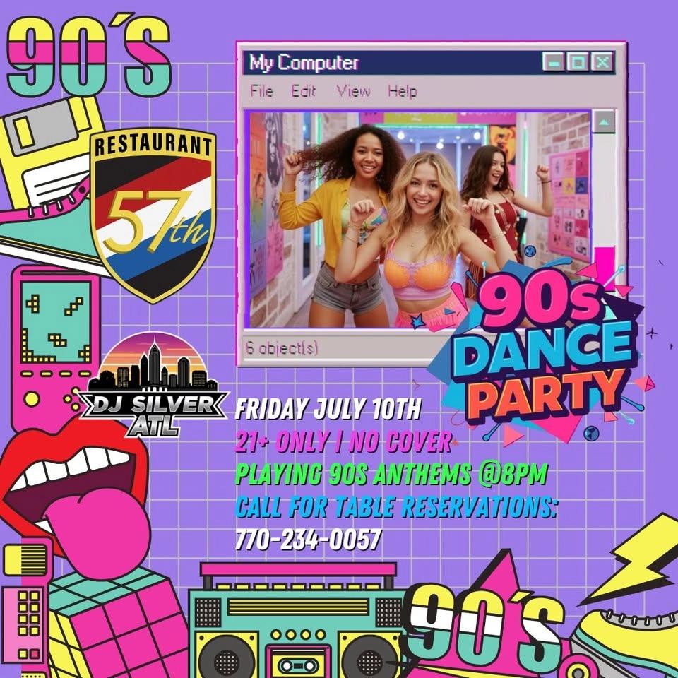 Back 2 the 90s Dance Party at the 57th