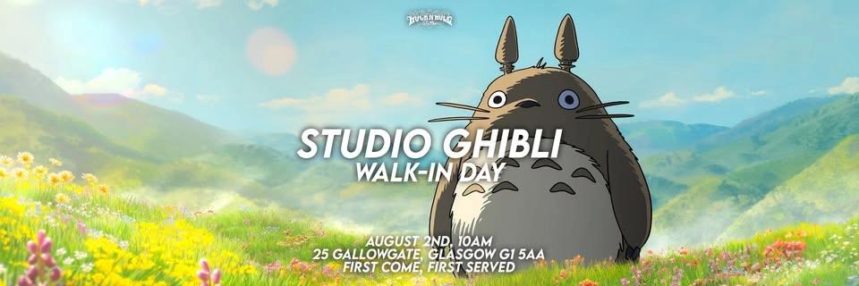 Studio Ghibli Walk-In Day // Over 100 Designs to Choose From!