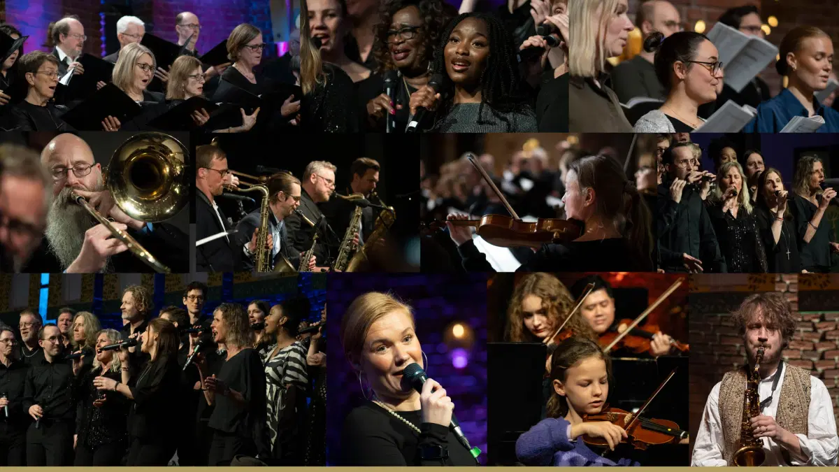 En kväll fylld av konserter i kyrkan