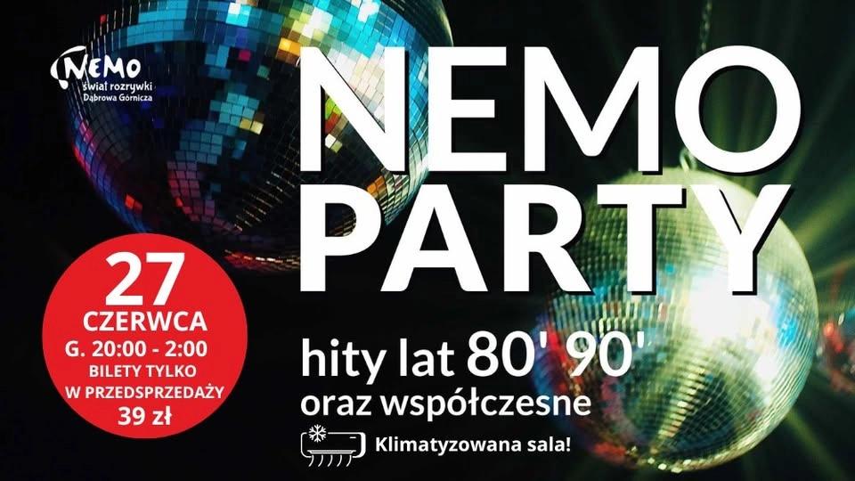 NEMO PARTY I DJ Cesar I 27 czerwca I 20:00-2:00 Klub Aquarium