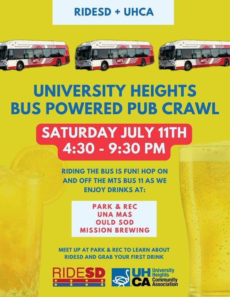 University Heights Bus Powered Pub Crawl