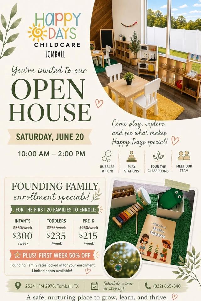 Saturday Open House!