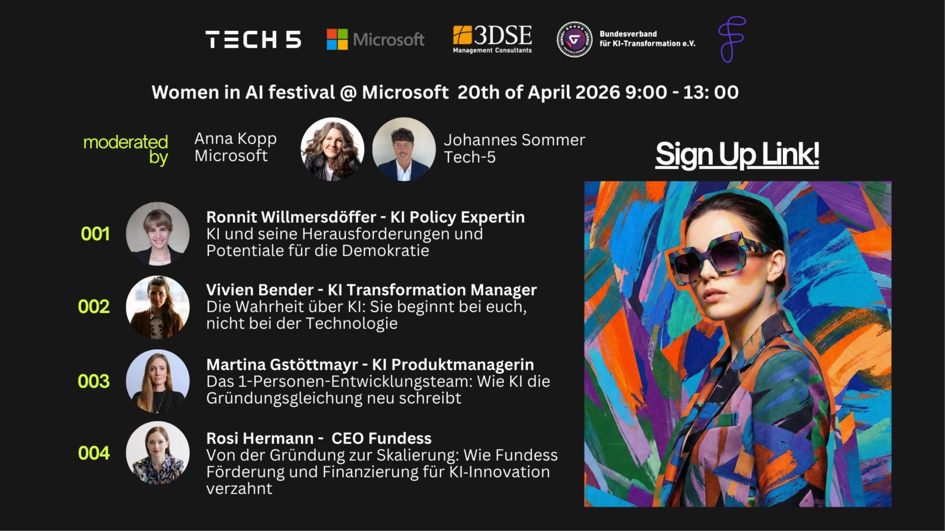 Für Männer & Frauen: Women in AI festival @ Microsoft