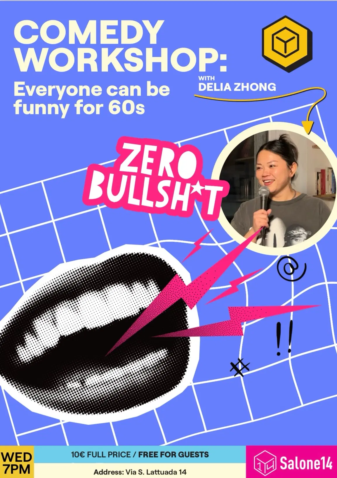 Standup comedy workshop, jokes writing and performing